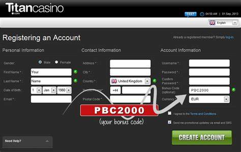 How To Use the Titan Casino Bonus Code