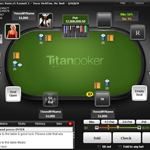 Screenshot of a Titan Poker Table